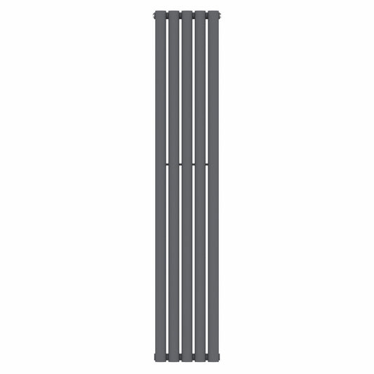 300 mm x 1600 mm, anthrazitgrauer vertikaler Designer-Einzelsäulenheizkörper, 1695 BTU