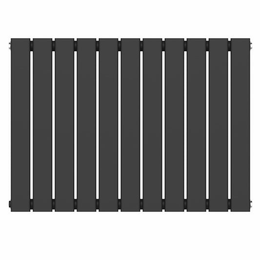 832 mm x 600 mm, schwarzer horizontaler Designer-Flachheizkörper, 1964 BTU