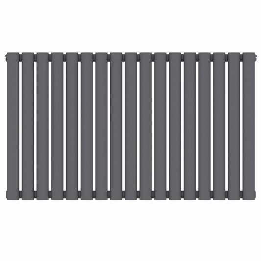 1020 mm x 600 mm, anthrazitgrauer Designer-Horizontal-Einzelsäulenheizkörper, 2370 BTU