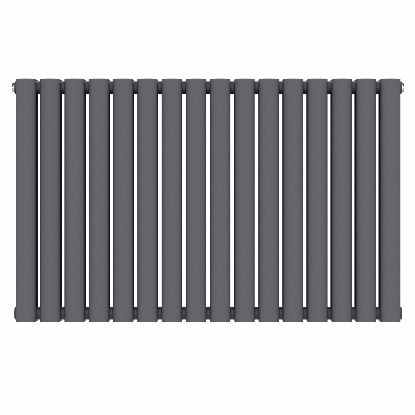 960 x 600mm Anthracite Grey Horizontal Double Column Radiator – 4147 BTU