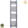 Radiateur sèche-serviettes électrique gris anthracite de 300 mm de large et 1 200 mm de haut