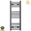 Radiateur sèche-serviettes électrique gris anthracite de 300 mm de large et 800 mm de haut