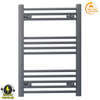 Radiateur sèche-serviettes électrique gris anthracite de 400 mm de large et 700 mm de haut