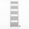 500mm Wide - 1600mm High Flat Chrome Electric Heated Towel Rail Radiator