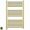 550mm Wide - 800mm High Shiny Gold Electric Heated Towel Rail Radiator