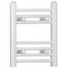 Radiateur sèche-serviettes plat blanc de 300 mm de large et 400 mm de haut