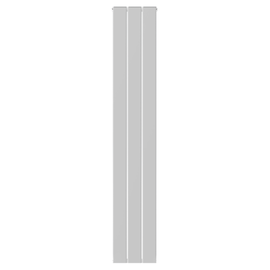 Vertical Aluminium Radiator 1800 x 305mm – White Single Panel – Model Lena