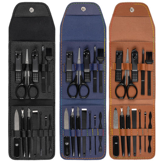 Finger Nail Toe Nail Clippers Cutter Set Pedicure Kit Heavy Duty For Nails 12pcs