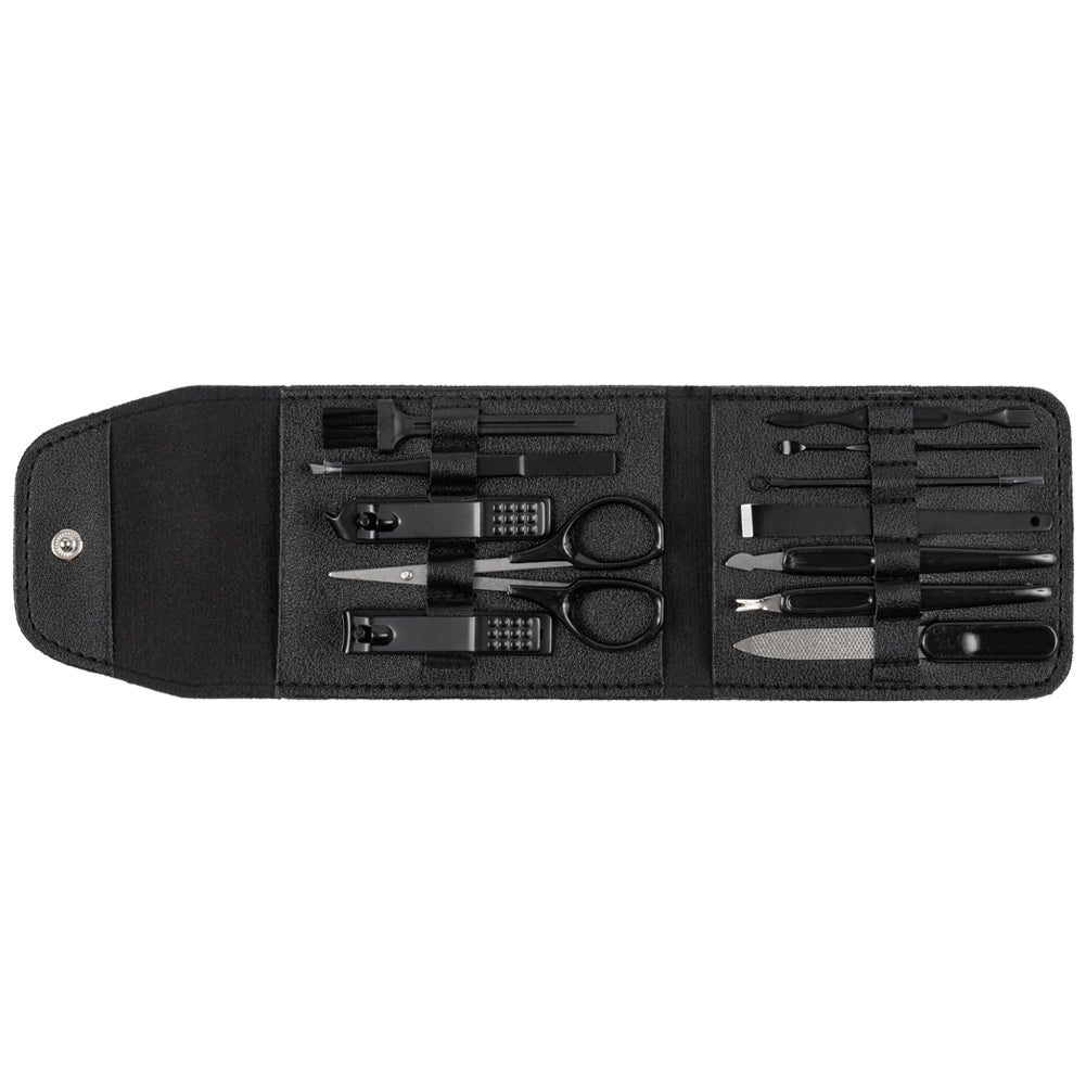 Ensemble de coupe-ongles pour ongles des doigts et des orteils, kit de pédicure robuste pour les ongles, 12 pièces