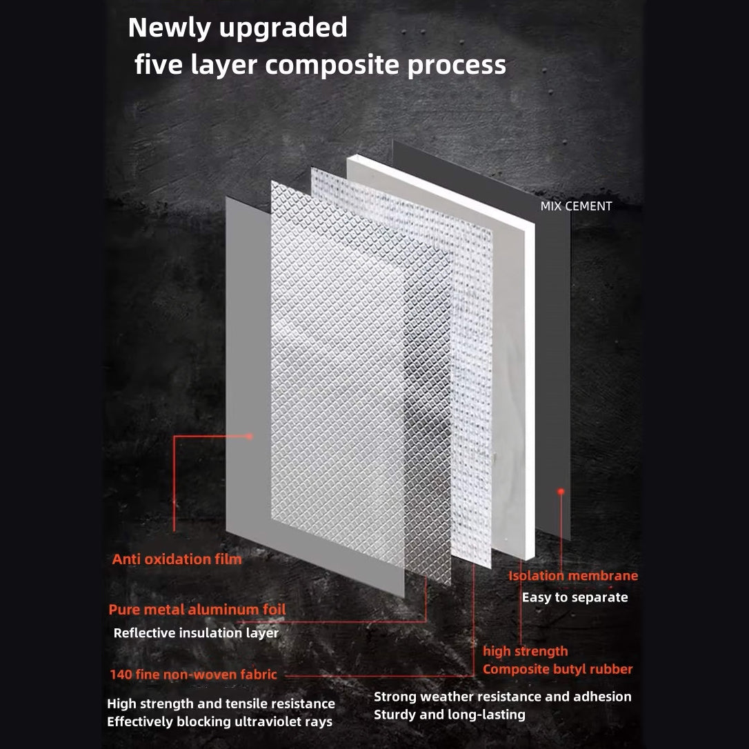 Mega Waterproof Tape Paste Leak Roof Pipe Repair Tape Adhesive Sealant UK