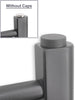 2 Anthracite Grey Cover Cap for Radiators blanking plug and Air vent valves