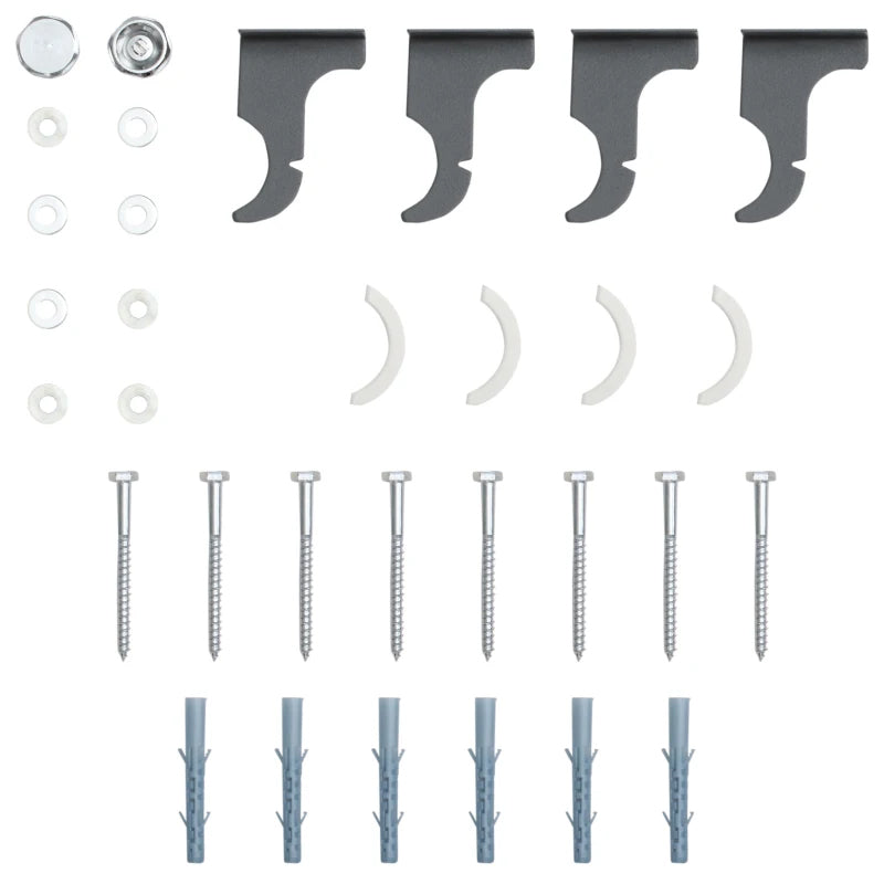 300mm x 1600mm Anthracite Gray Designer Vertical Double Column Radiator, 3291 BTU