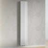 Radiateur vertical double colonne blanc design 300 mm x 1 600 mm, 3 291 BTU