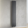 Radiateur vertical simple colonne design gris anthracite 300 mm x 1 600 mm, 1 695 BTU