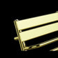 500mm Wide  x 1000mm High  Dual Fuel Designer Shiny Gold Towel Rail Radiator With Towel Holders