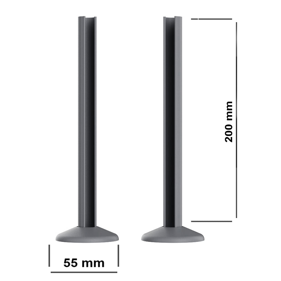 Anthracite Pipe Covers and Collars For 15mm Towel Rail Radiator Pipes – Easy Snappit