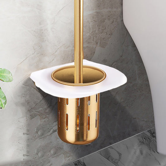 Goldener Toilettenbürstenhalter