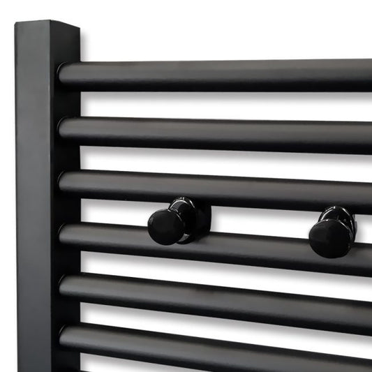 Extra Aufhänger für beheizte Handtuchhalter Heizkörper Bademantel Haken Clip Paar Peg Schwarz