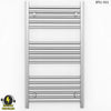 450mm Wide - 900mm High Flat Chrome Electric Heated Towel Rail Radiator