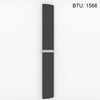 Radiateur design en aluminium Accuro Korle anthracite de 280 mm de large et 1800 mm de haut