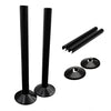 Black Pipe Covers and Collars For 15mm Towel Rail Radiator Pipes – Easy Snappit