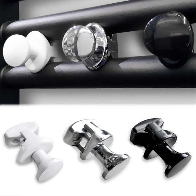 Crochet supplémentaire pour sèche-serviettes, radiateur, peignoir, paire de crochets, pinces, chrome