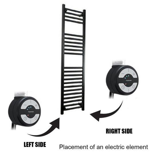 Élément thermostatique électrique Terma MOA pour radiateur sèche-serviettes noir