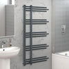 500mm Wide - 1200mm High Sydney Anthracite Designer Heated Towel Rail Radiator