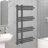 500mm Wide - 900mm High Sydney Anthracite Designer Heated Towel Rail Radiator