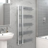 500mm Wide - 1200mm High Sydney Chrome Designer Heated Towel Rail Radiator