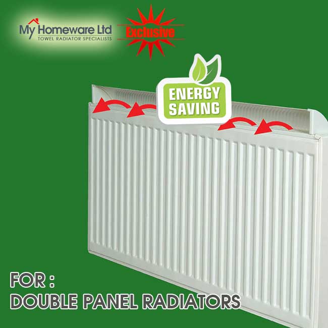 MyHomeware Radiator Booster / Heat Diverter For Double Radiators