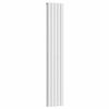 Radiateur vertical double colonne blanc design 300 mm x 1 600 mm, 3 291 BTU