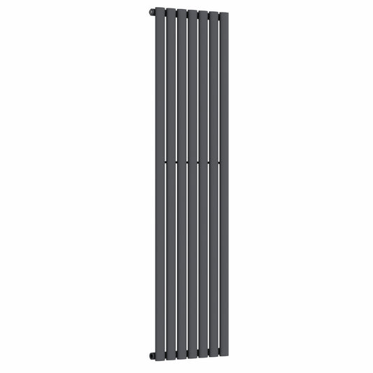 420 x 1600mm Anthracite Grey Vertical Single Column Radiator – 2373 BTU 