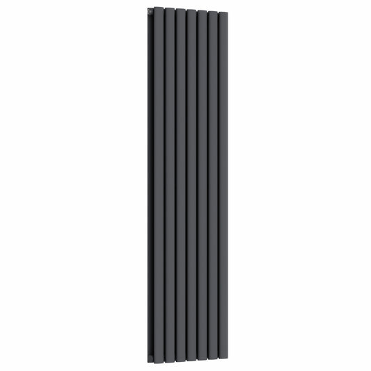 420 x 1600mm Anthracite Grey Vertical Double Column Radiator – 4607 BTU 