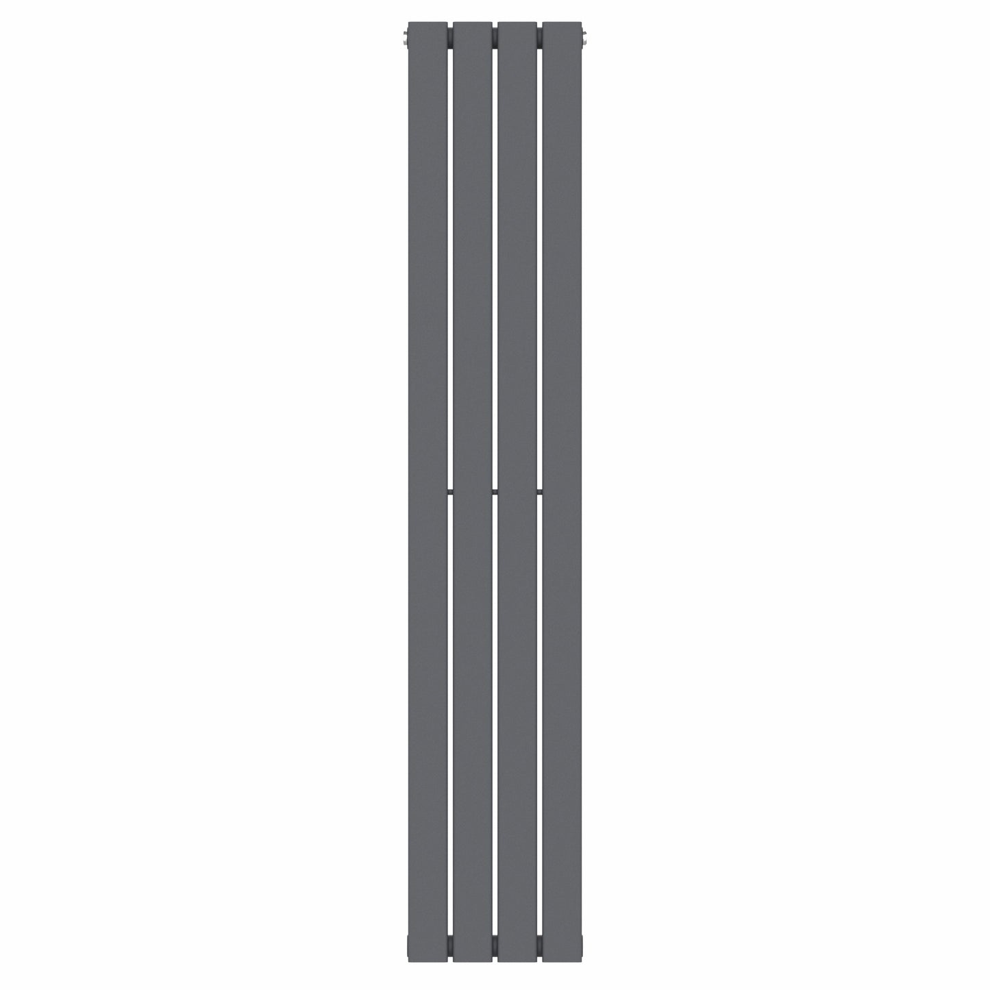 300mm x 1600mm Anthracite Gray Designer Vertical Single Flat Panel Radiator, 1705 BTU
