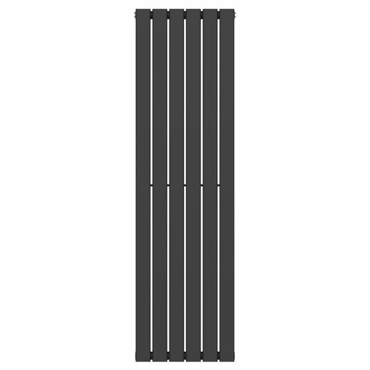452 mm x 1600 mm, schwarzer vertikaler Designer-Flachheizkörper, 2558 BTU 