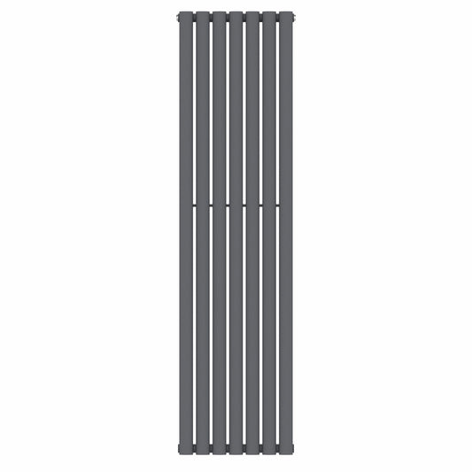 420 x 1600mm Anthracite Grey Vertical Single Column Radiator – 2373 BTU 