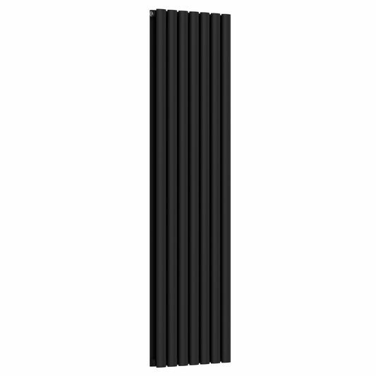 420 x 1600mm Black Vertical Double Column Radiator – 4607 BTU 