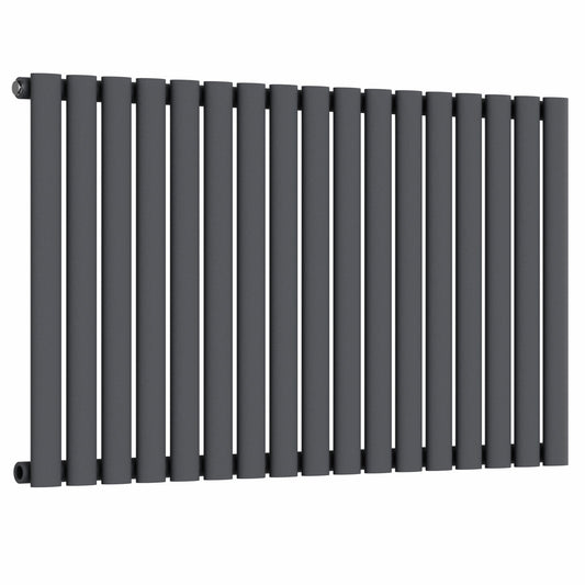 1020 mm x 600 mm, anthrazitgrauer Designer-Horizontal-Einzelsäulenheizkörper, 2370 BTU 