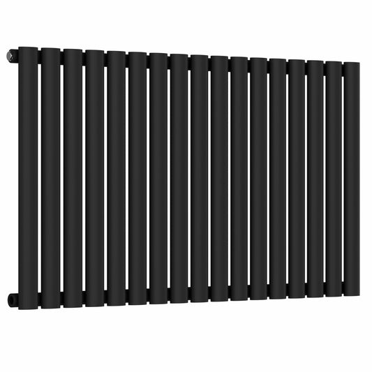 1020 mm x 600 mm, schwarzer horizontaler Designer-Einzelsäulenheizkörper, 2370 BTU 