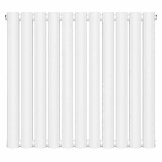 660 mm x 600 mm, weißer horizontaler Designer-Doppelsäulenheizkörper, 2851 BTU 