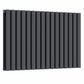 960mm x 600mm Anthracite Gray Designer Horizontal Double Column Radiator, 4147 BTU