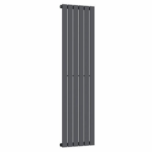 452 mm x 1600 mm, Anthrazitgrau, vertikaler Designer-Flachheizkörper, 2558 BTU 
