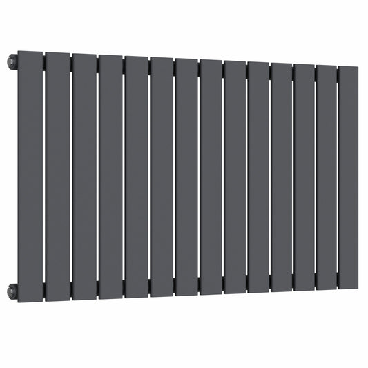 1060 mm x 600 mm, anthrazitgrauer Designer-Flachheizkörper, horizontal, 2503 BTU 