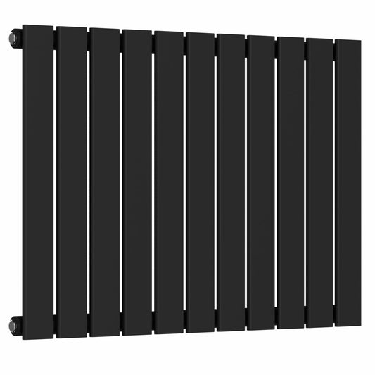 832 mm x 600 mm, schwarzer horizontaler Designer-Flachheizkörper, 1964 BTU 