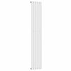 Radiateur vertical simple colonne blanc design 300 mm x 1 600 mm, 1 695 BTU