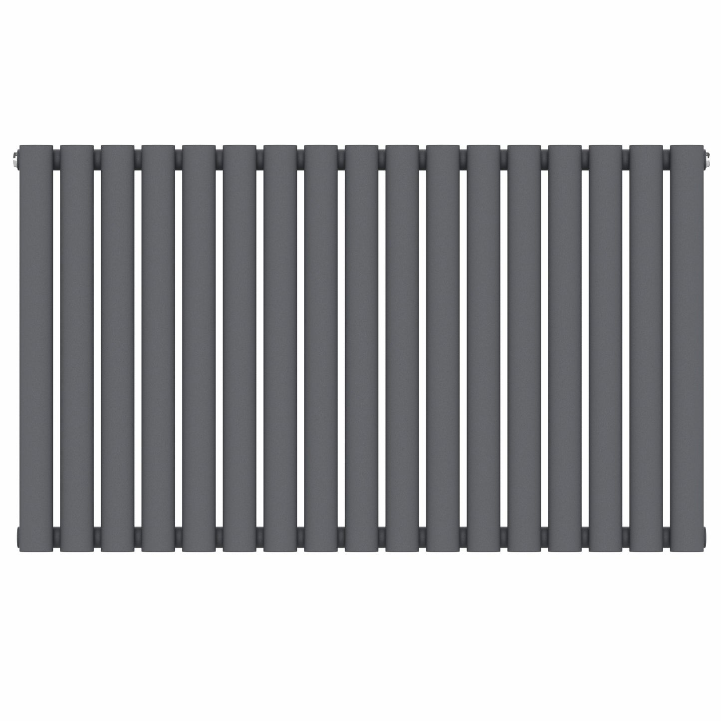  1020mm x 600mm Anthracite Gray Designer Horizontal Single Column Radiator, 2370 BTU
