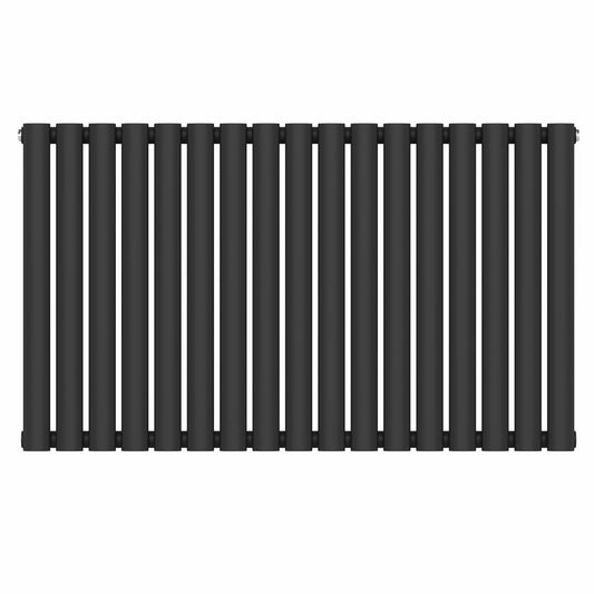 1020 mm x 600 mm, schwarzer horizontaler Designer-Einzelsäulenheizkörper, 2370 BTU 