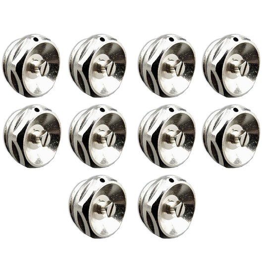 Manuelle Handtuchhalter Heizkörper 15mm Air Vent Entlüftungsstopfen Ventil 1/2" Chrom 10 PCS 