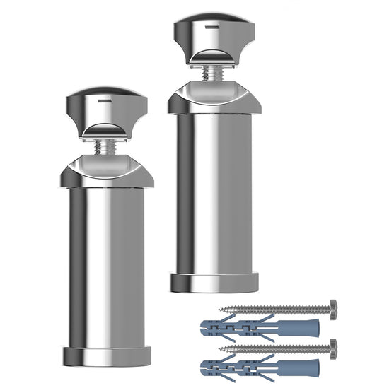 Ersatz-Wandhalterungen für Handtuchheizkörper, Chrom, zwei einzelne 